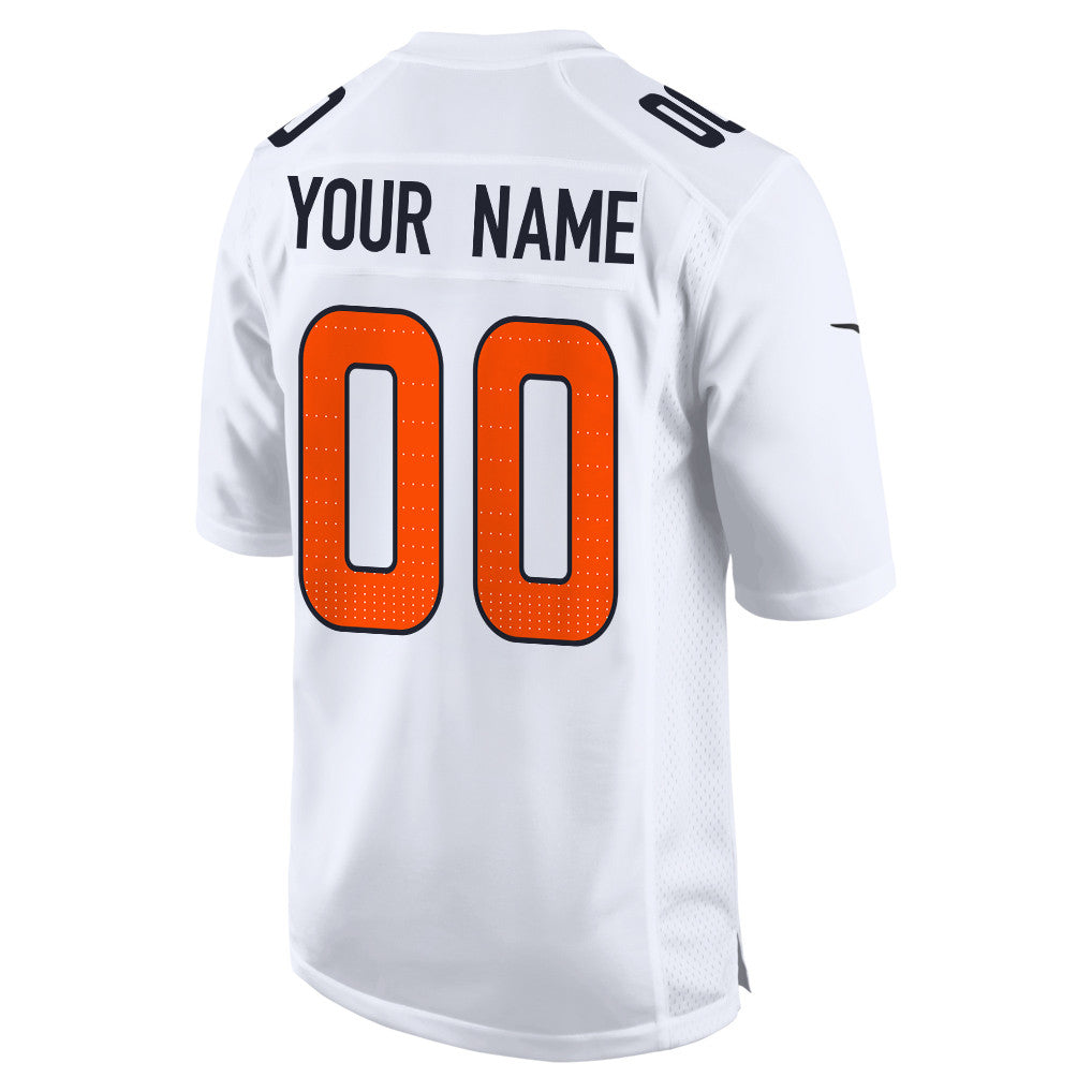 Denver Broncos 2026 Super Bowl LX - Custom White Tundra Fashion Game Jersey
