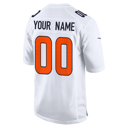 Denver Broncos 2026 Super Bowl LX - Custom White Tundra Fashion Game Jersey