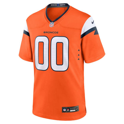 Denver Broncos 2026 Super Bowl LX - Orange Custom Game Jersey