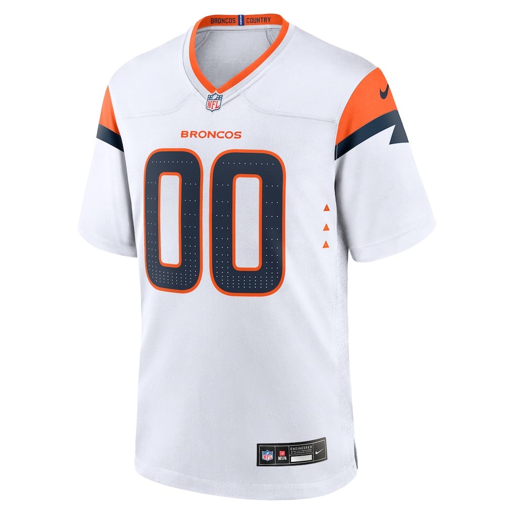 Denver Broncos 2026 Super Bowl LX - Custom White Mile High Collection Custom Game Jersey