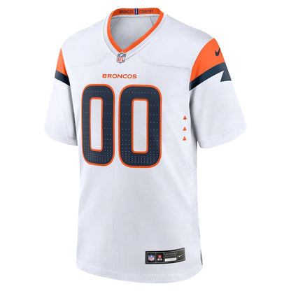 Denver Broncos 2026 Super Bowl LX - Custom White Mile High Collection Custom Game Jersey