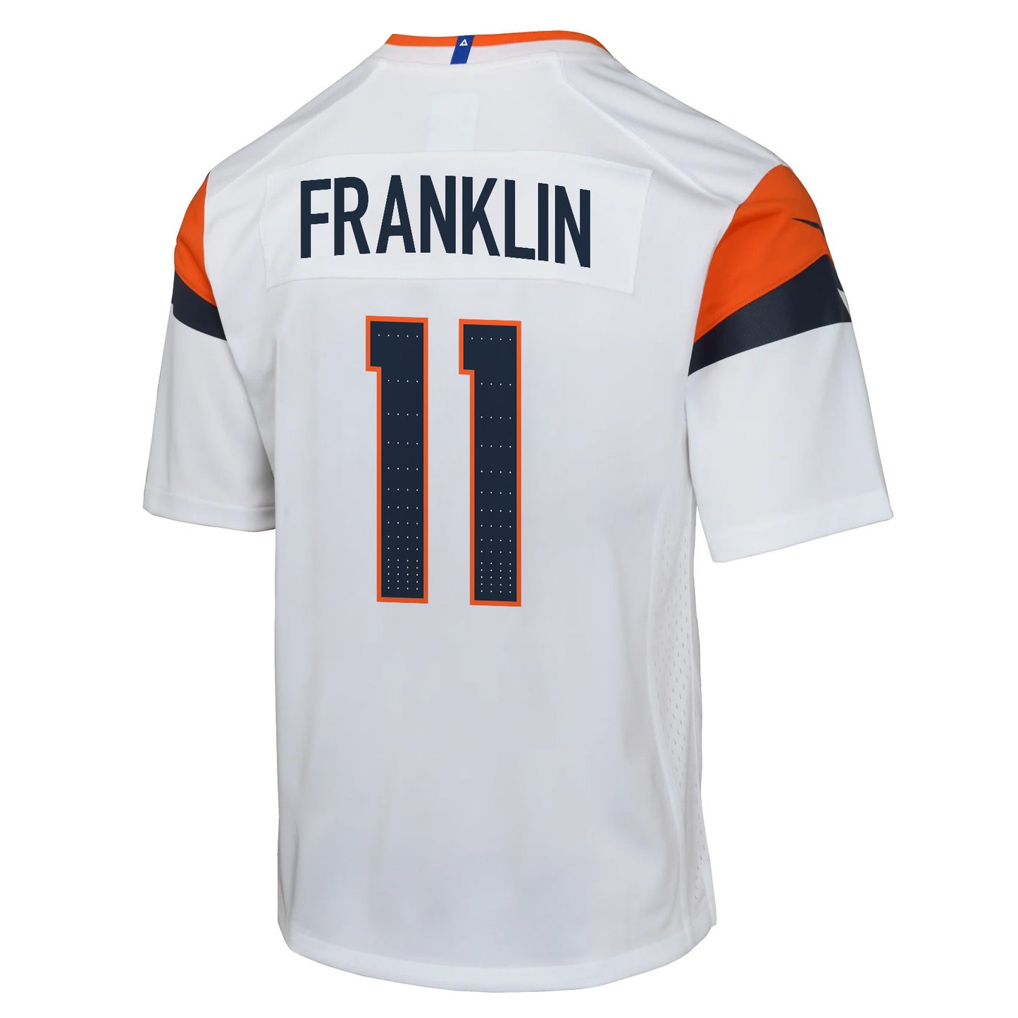 Troy Franklin 11 Denver Broncos YOUTH 2026 Super Bowl LX - White Road Team Jersey