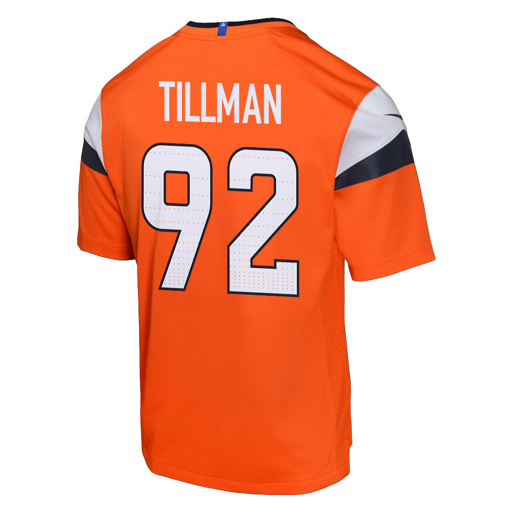 Dondrea Tillman 92 Denver Broncos YOUTH - 2026 Super Bowl LX Orange Game Team Jersey