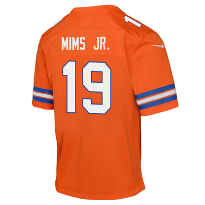 Marvin Mims Jr. 19 Denver Broncos YOUTH 2026 Super Bowl LX - Orange Game Jersey