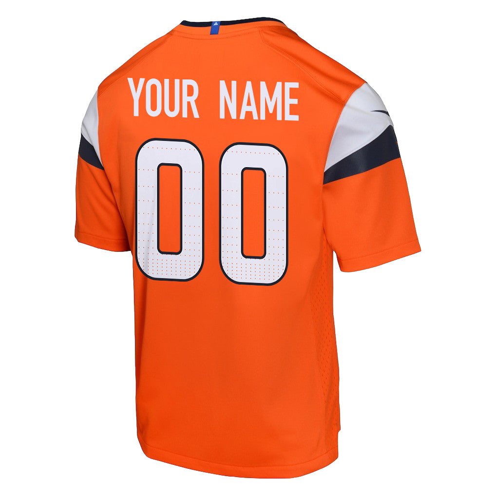 Denver Broncos YOUTH Custom - 2026 Super Bowl LX Orange Game Team Jersey