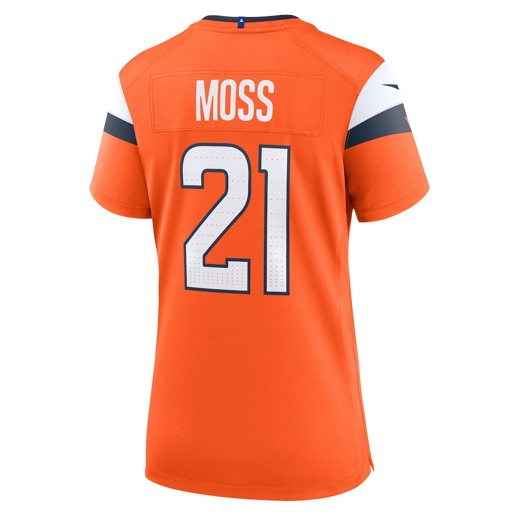 Riley Moss 21 Women's Denver Broncos 2026 Super Bowl LX - Orange Game Jersey