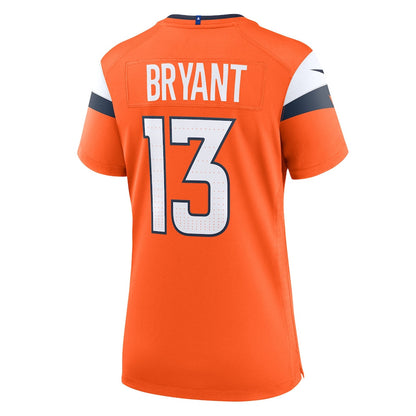 Pat Bryant 13 Women's Denver Broncos 2026 Super Bowl LX - Orange Game Jersey