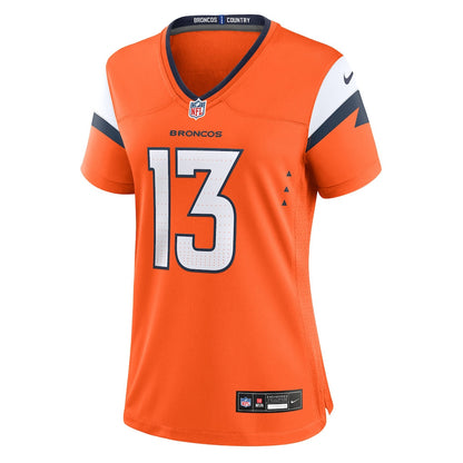 Pat Bryant 13 Women's Denver Broncos 2026 Super Bowl LX - Orange Game Jersey