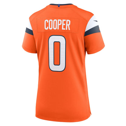 Jonathon Cooper 0 Women's Denver Broncos 2026 Super Bowl LX - Orange Game Jersey