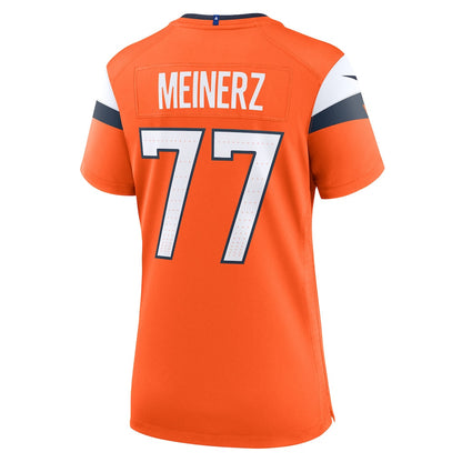 Quinn Meinerz 77 Women's Denver Broncos 2026 Super Bowl LX - Orange Game Jersey