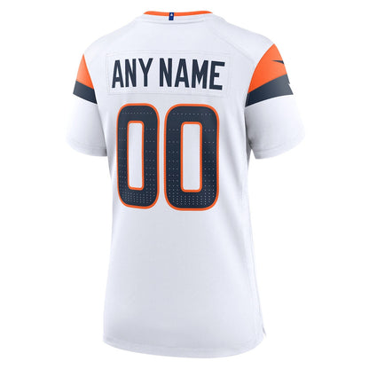 Denver Broncos 2026 Super Bowl LX - Women's White Custom Game Jersey