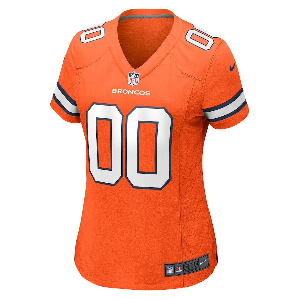 Denver Broncos 2026 Super Bowl LX - Women's Orange Alternate Custom Game Jersey