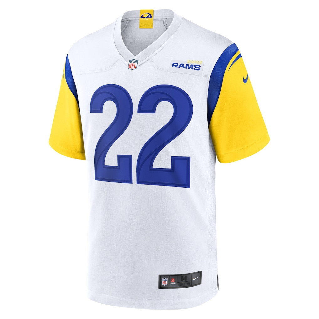 Blake Corum 22 Los Angeles Rams 2026 Super Bowl LX - White Game Player Jersey
