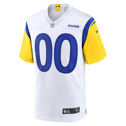 Los Angeles Rams 2026 Super Bowl LX Custom Name - White Game Player Jersey