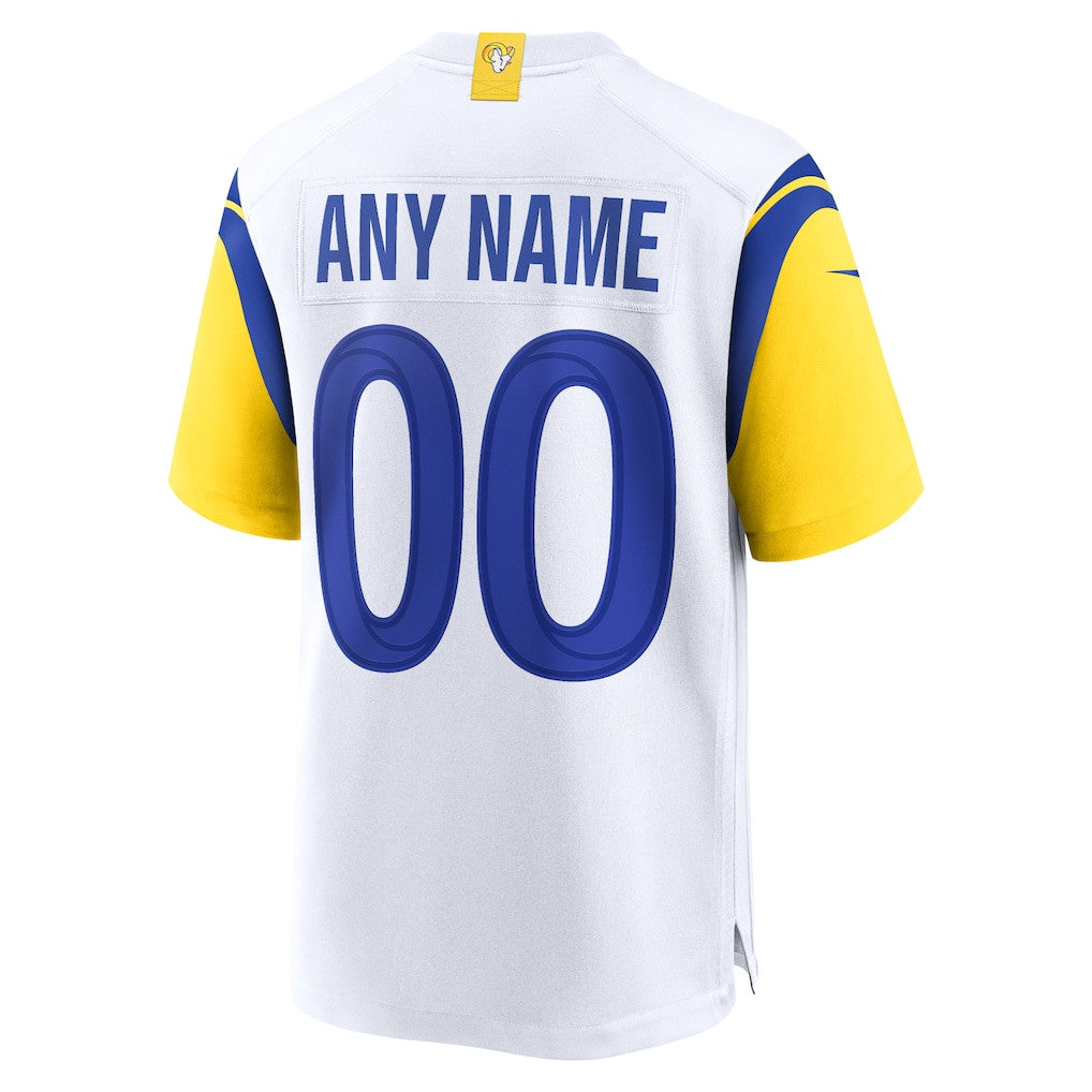 Los Angeles Rams 2026 Super Bowl LX Custom Name - White Game Player Jersey