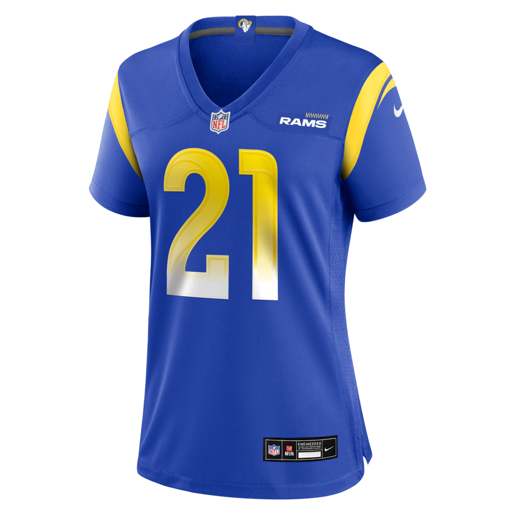 Alex Johnson 21 Women's Los Angeles Rams 2026 Super Bowl LX - Royal Team Game Jersey