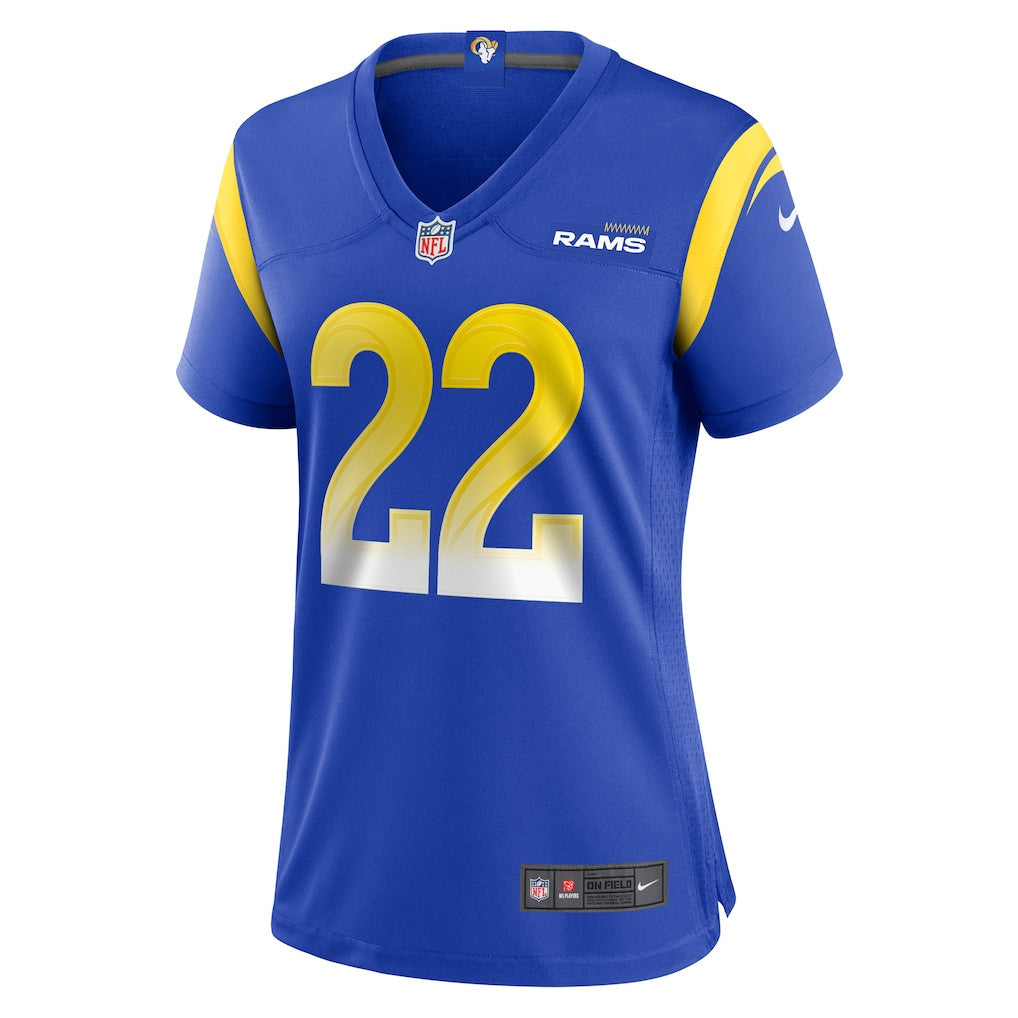 Blake Corum 22 Women's Los Angeles Rams 2026 Super Bowl LX - Royal Team Game Jersey