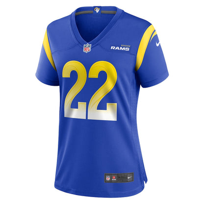 Blake Corum 22 Women's Los Angeles Rams 2026 Super Bowl LX - Royal Team Game Jersey