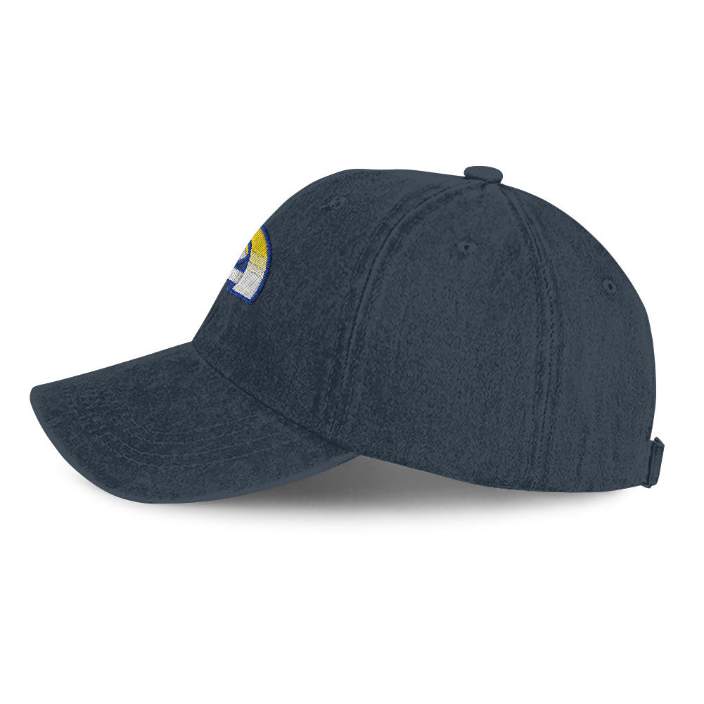 Los Angeles Rams 25/26 Washed Cotton Cap – Logo Iconic Printed Graphic - Navy