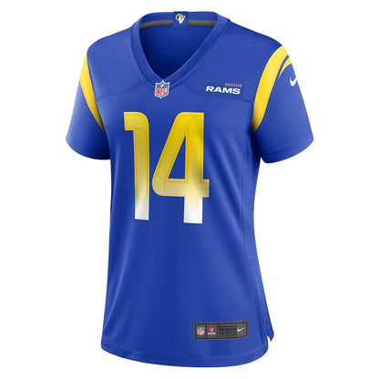Cobie Durant 14 Women's Los Angeles Rams 2026 Super Bowl LX - Royal Team Game Jersey