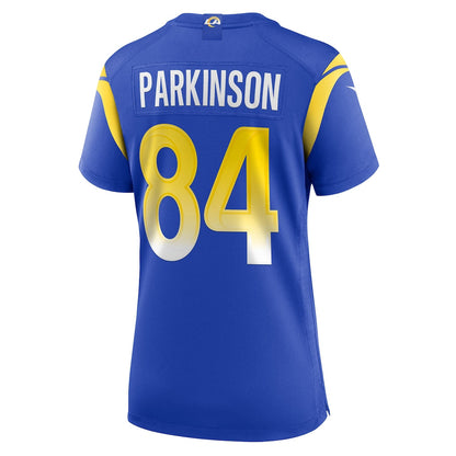 Colby Parkinson 84 Women's Los Angeles Rams 2026 Super Bowl LX - Royal Team Game Jersey