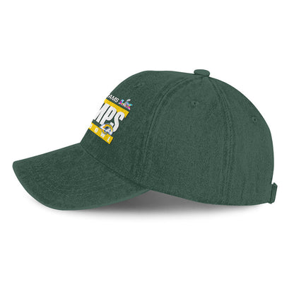 Los Angeles Rams Super Bowl LX Champs 25/26 Washed Cap – Printed Graphic - Green