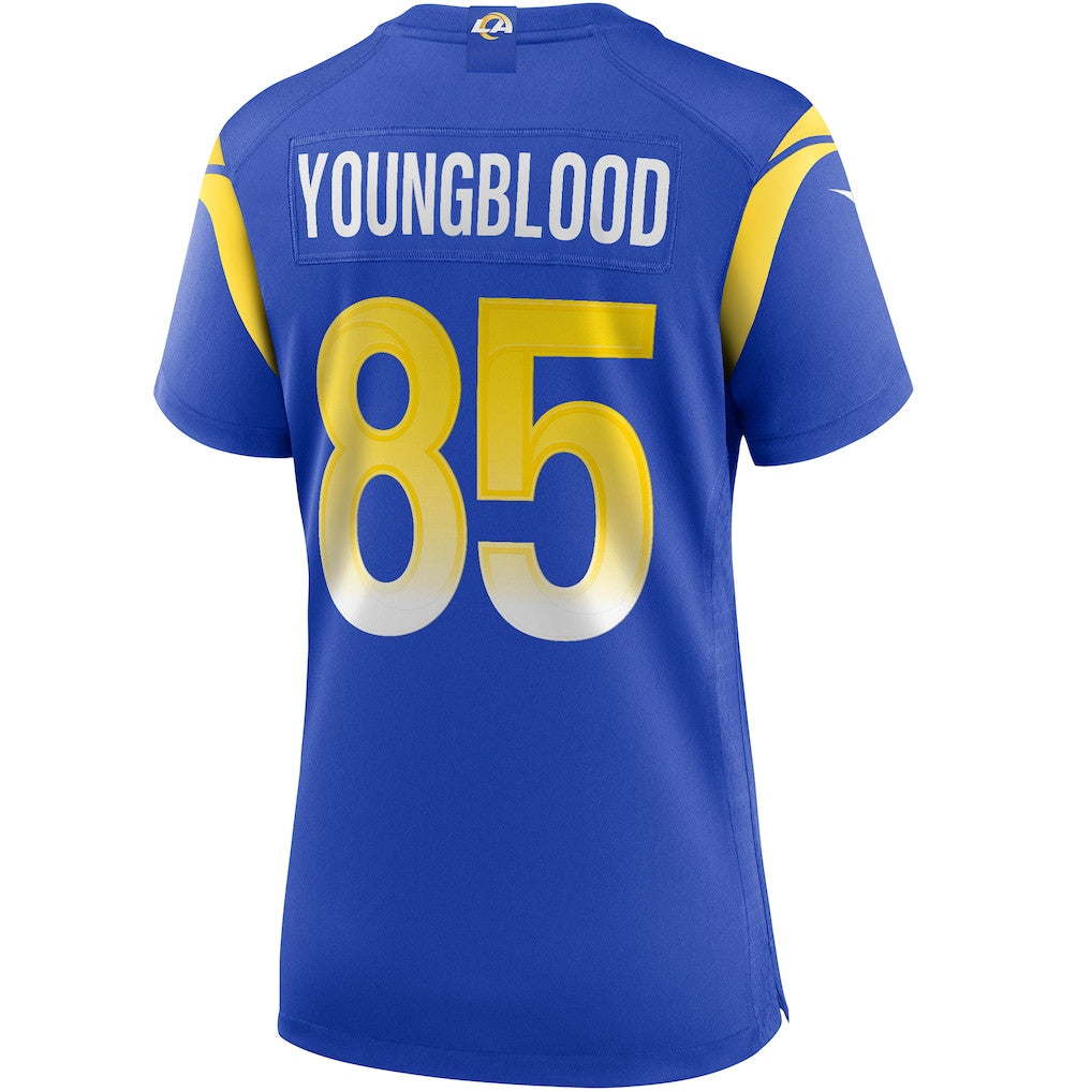 Jack Youngblood 85 Women's Los Angeles Rams 2026 Super Bowl LX - Royal Team Game Jersey