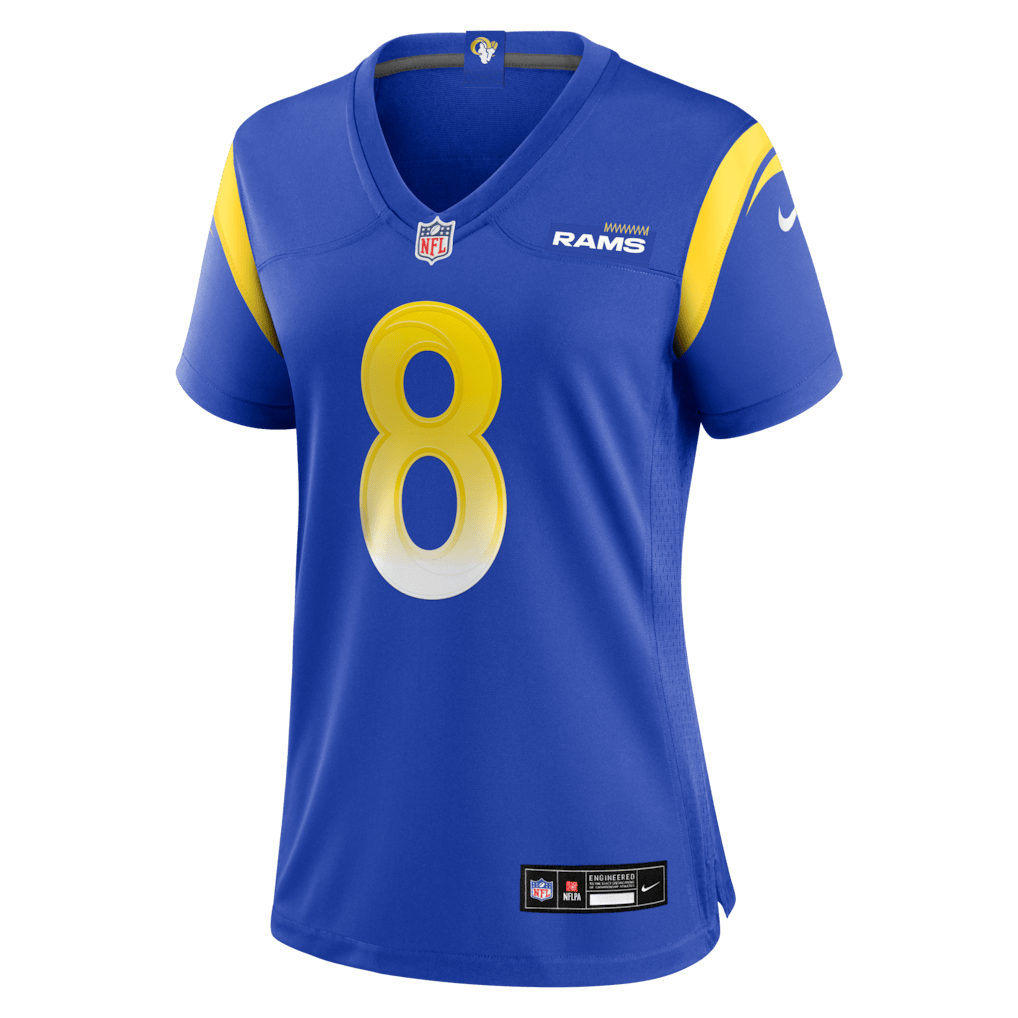 Jared Verse 8 Women's Los Angeles Rams 2026 Super Bowl LX - Royal Team Game Jersey