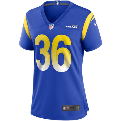 Jerome Bettis 36 Women's Los Angeles Rams 2026 Super Bowl LX - Royal Team Game Jersey