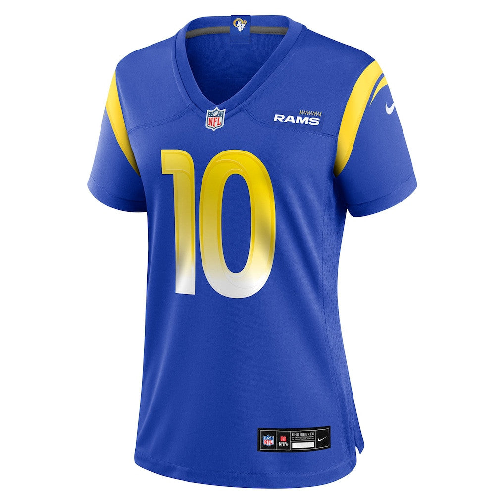 Josaiah Stewart 10 Women's Los Angeles Rams 2026 Super Bowl LX - Royal Team Game Jersey