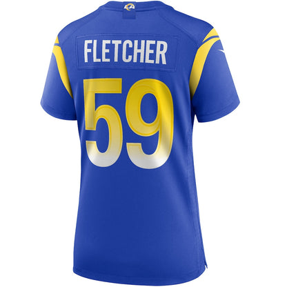 London Fletcher 59 Women's Los Angeles Rams 2026 Super Bowl LX - Royal Team Game Jersey