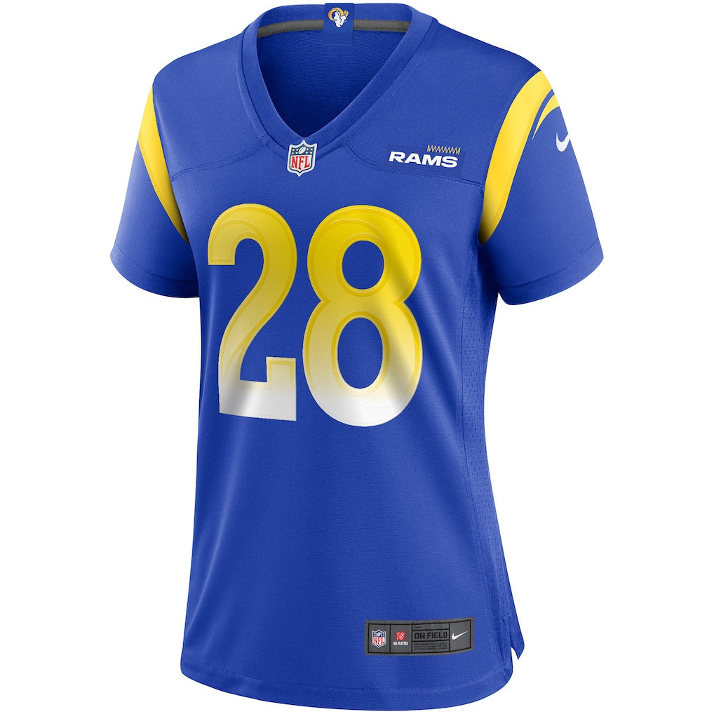 Marshall Faulk 28 Women's Los Angeles Rams 2026 Super Bowl LX - Royal Team Game Jersey