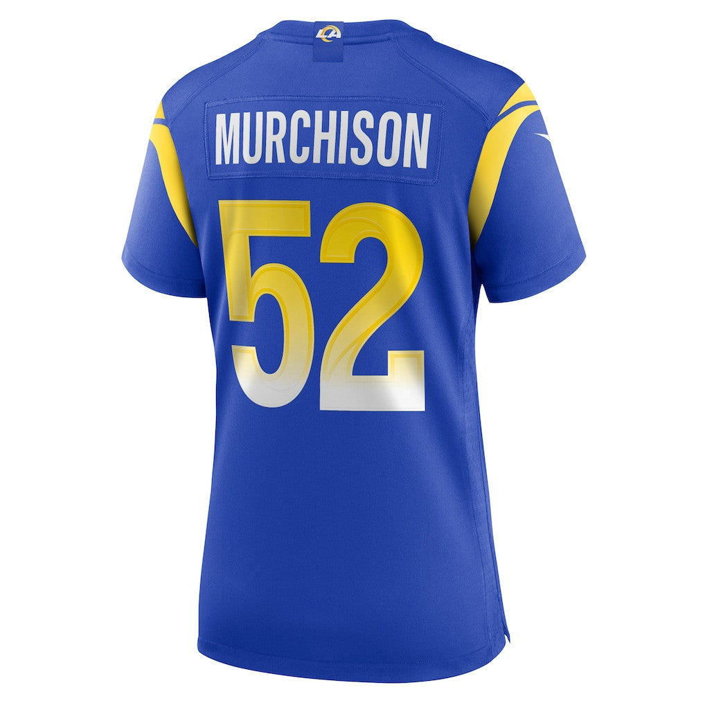 Larrell Murchison 52 Women's Los Angeles Rams 2026 Super Bowl LX - Royal Team Game Jersey