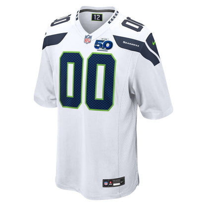 Seattle Seahawks 2026 Super Bowl LX Custom Name - White Game Jersey