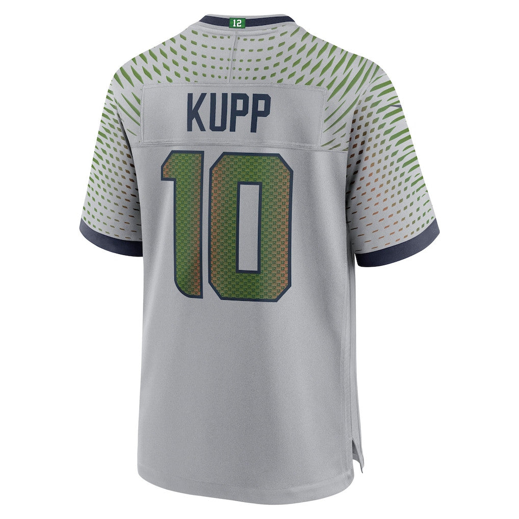 Cooper Kupp 10 Seattle Seahawks 2026 Super Bowl LX - Wolf Gray Game Jersey