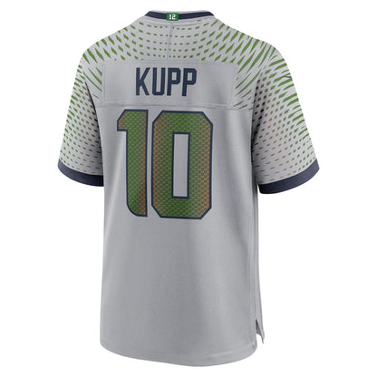 Cooper Kupp 10 Seattle Seahawks 2026 Super Bowl LX - Wolf Gray Game Jersey