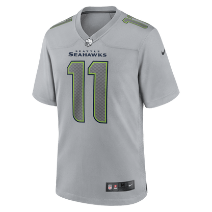 Jaxon Smith-Njigba 11 Seattle Seahawks 2026 Super Bowl LX - Gray Atmosphere Game Jersey