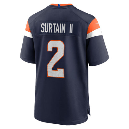 Pat Surtain II 2 Denver Broncos 2026 Super Bowl LX - Navy Alternate Game Jersey