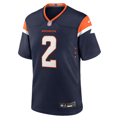 Pat Surtain II 2 Denver Broncos 2026 Super Bowl LX - Navy Alternate Game Jersey