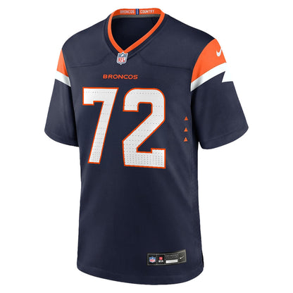 Garett Bolles 72 Denver Broncos 2026 Super Bowl LX - Navy Alternate Game Jersey