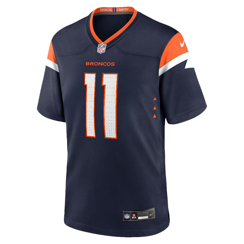 Troy Franklin 11 Denver Broncos 2026 Super Bowl LX - Navy Alternate Game Jersey