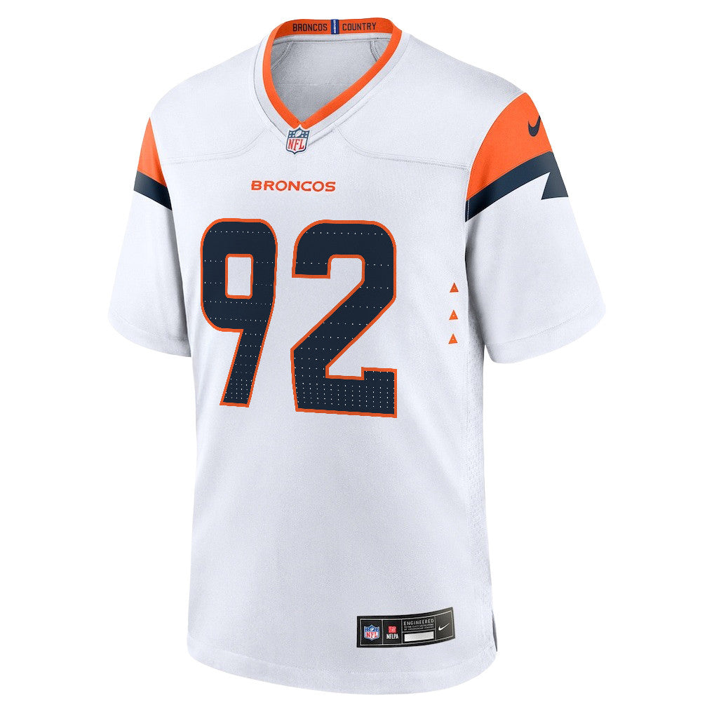 Dondrea Tillman 92 Denver Broncos 2026 Super Bowl LX - White Game Jersey