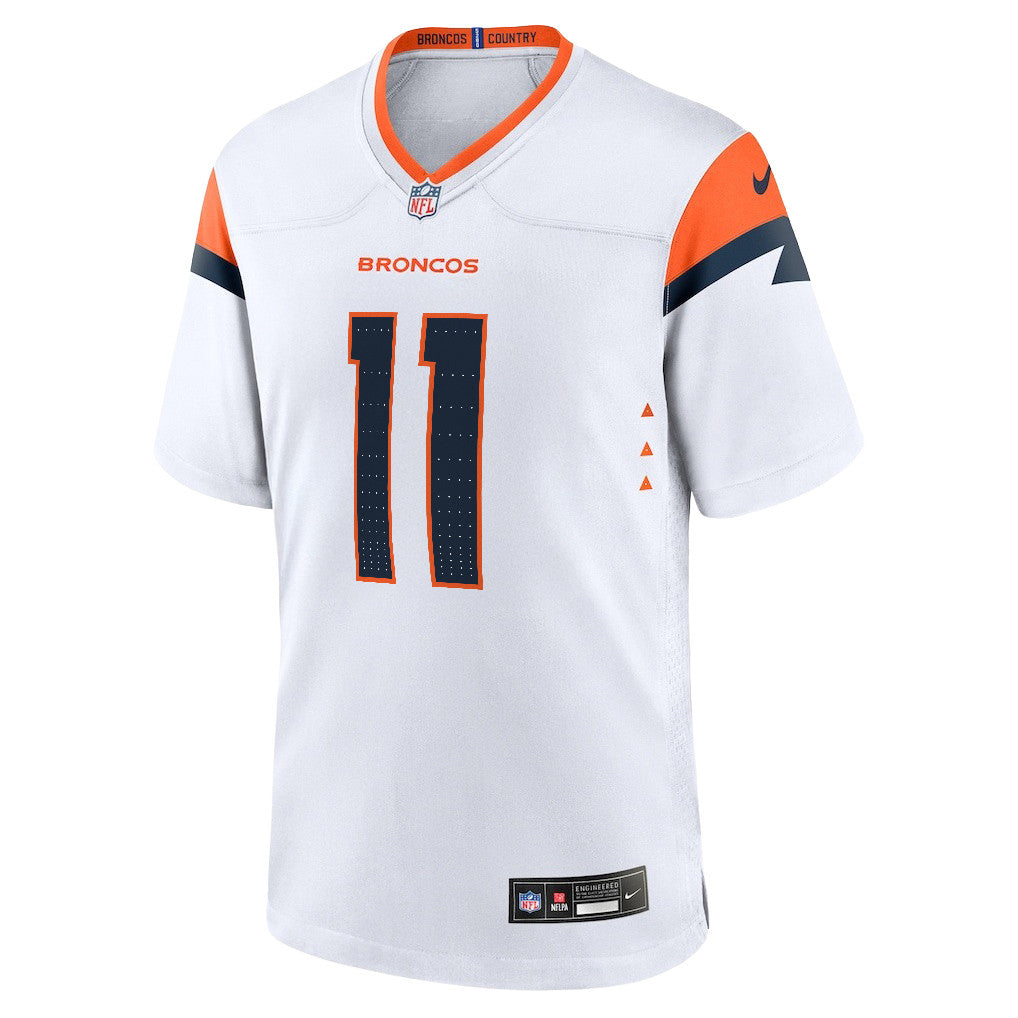 Troy Franklin 11 Denver Broncos 2026 Super Bowl LX - White Game Jersey