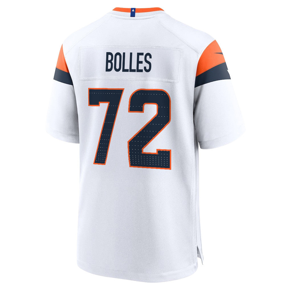 Garett Bolles 72 Denver Broncos 2026 Super Bowl LX - White Game Jersey