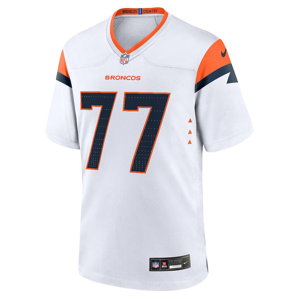 Quinn Meinerz 77 Denver Broncos 2026 Super Bowl LX - White Game Jersey