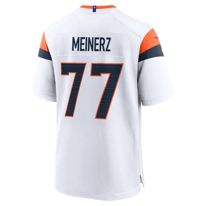 Quinn Meinerz 77 Denver Broncos 2026 Super Bowl LX - White Game Jersey