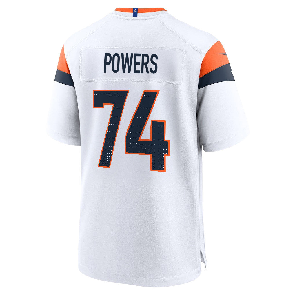 Ben Powers 74 Denver Broncos 2026 Super Bowl LX - White Game Jersey