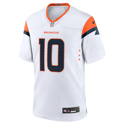 Bo Nix 10 Denver Broncos 2026 Super Bowl LX - White Game Jersey