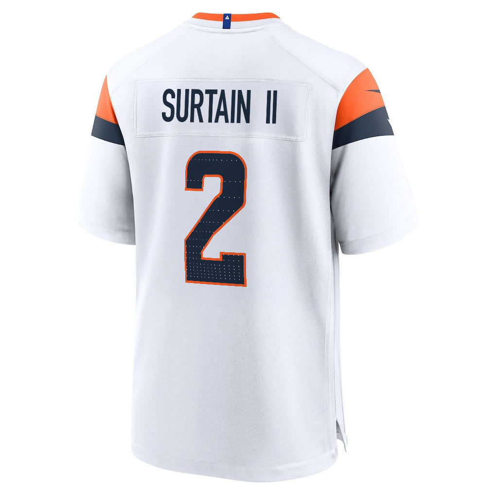 Pat Surtain II 2 Denver Broncos 2026 Super Bowl LX - White Game Jersey