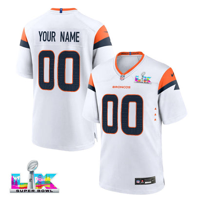 Denver Broncos 2026 Super Bowl LX - Custom Navy Alternate Game Jersey